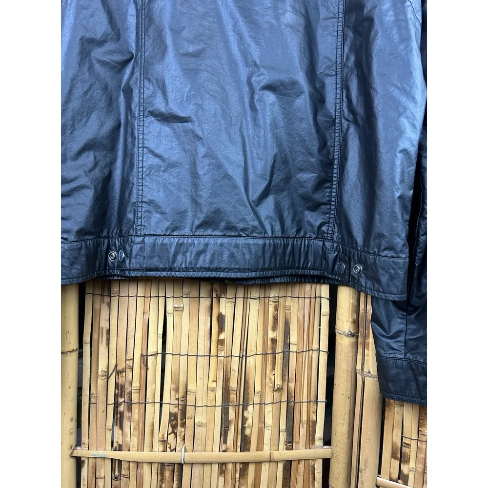 Monarchy Collection Men's Black Moto Biker Goth Rock Metal‎ Full Zip Jacket XL